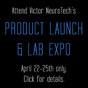 Victor NeuroTech Product Launch and Lab Expo Banner